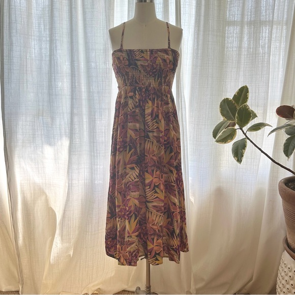 NW/OT RESORT retro tropical print midi - Picture 5 of 8
